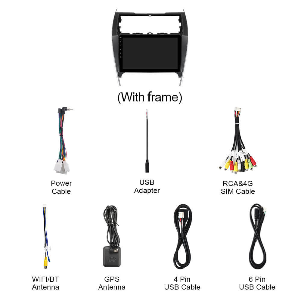 For Toyota Camry 2012-2014 Q74 Qualcomm Android 13 10" Car Radio