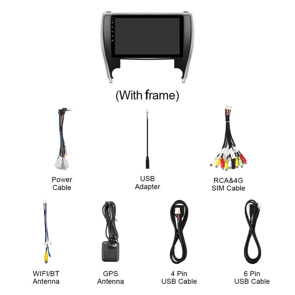 For Toyota Camry 2015-2017 Q74 Qualcomm Android 13 10" Car Radio