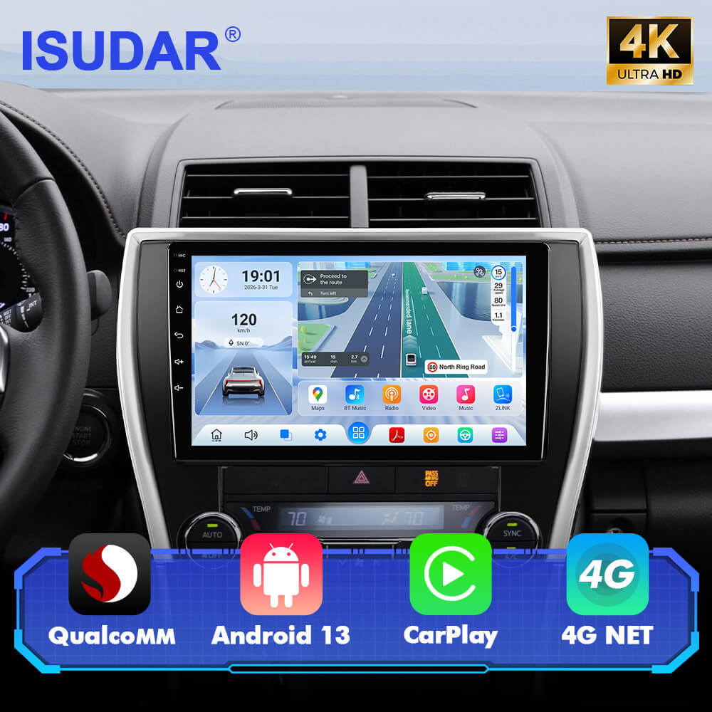 For Toyota Camry 2015-2017 Q74 Qualcomm Android 13 10" Car Radio