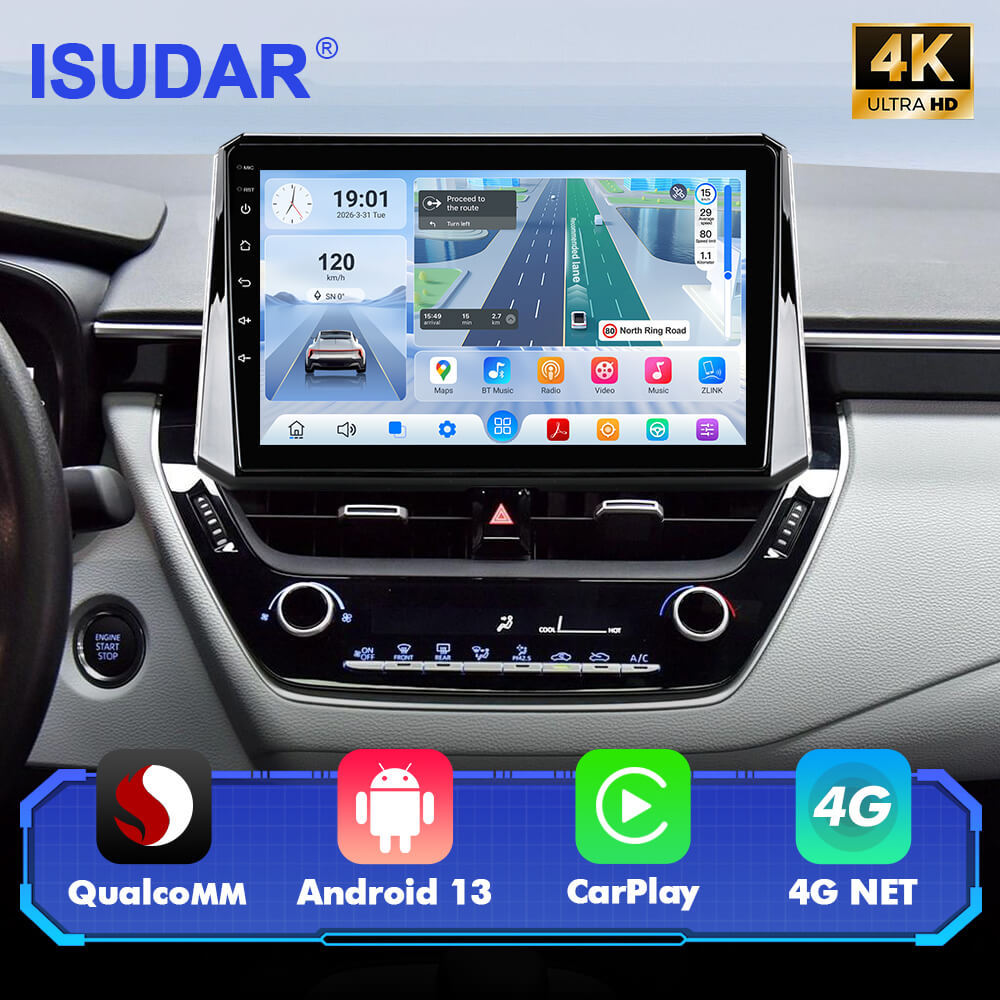For Toyota Corolla 2018-2021 Q74 Qualcomm Android 13 10" Car Radio