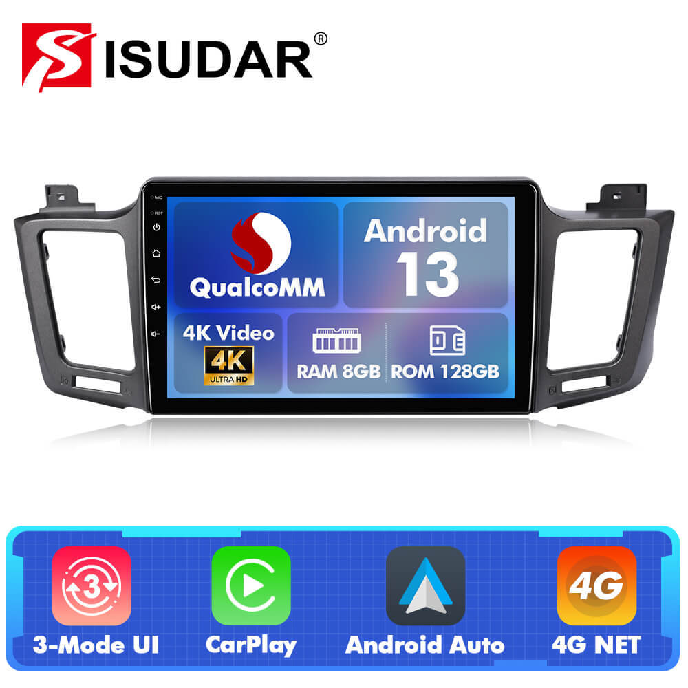 For Toyota RAV4 RAV 4 2013-2018 Q74 Qualcomm Android 13 10" Car Radio