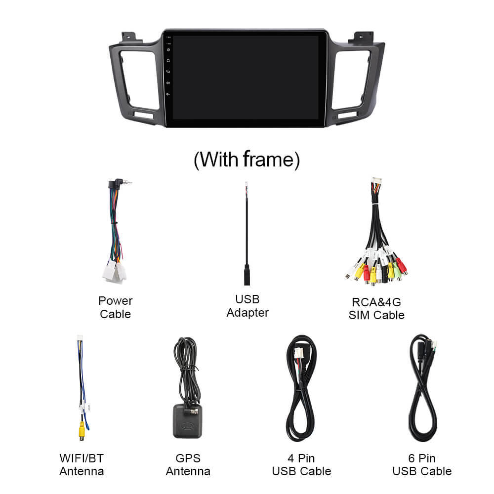 For Toyota RAV4 RAV 4 2013-2018 Q74 Qualcomm Android 13 10" Car Radio