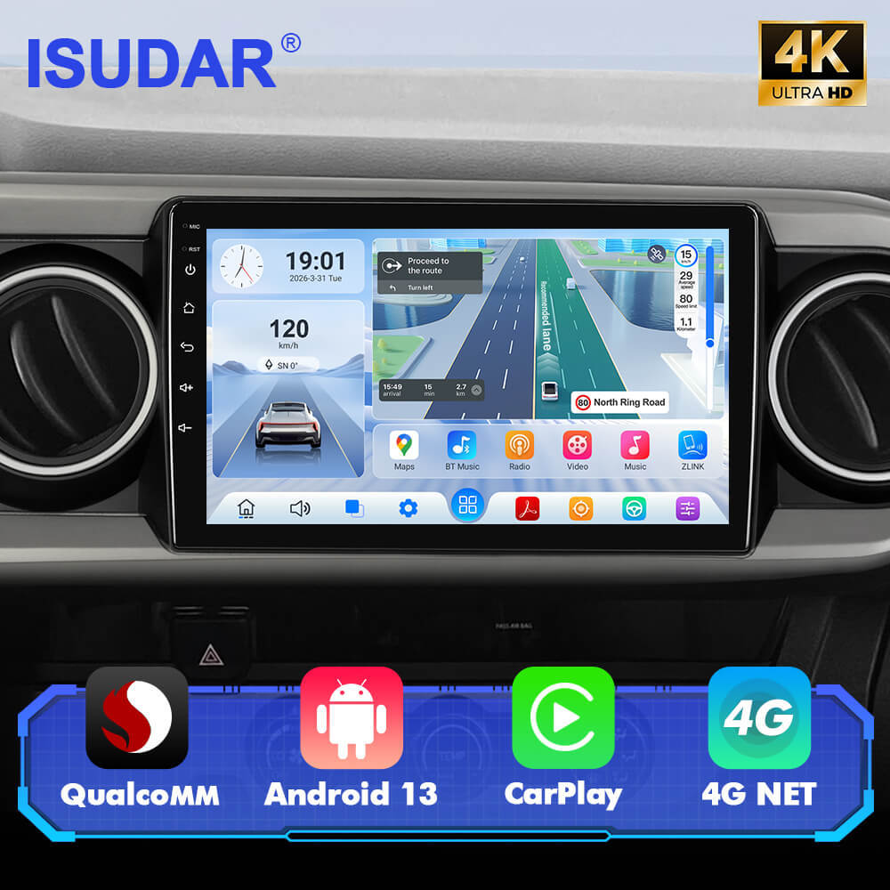 For Toyota Tacoma 2016-2021 Q74 Qualcomm Android 13 10" Car Radio