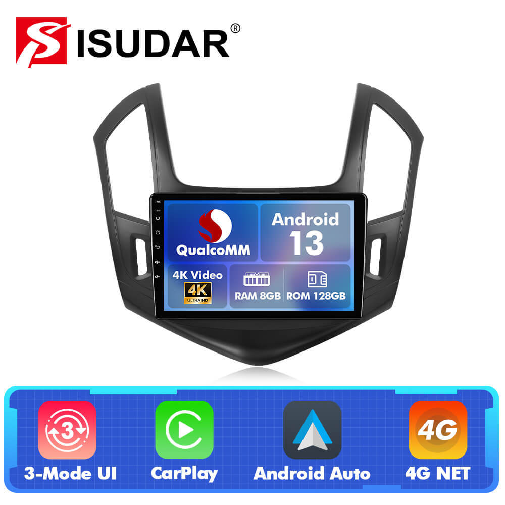 Q74 Qualcomm Android 13 9" Car Radio For Chevrolet Cruze 2013-2015
