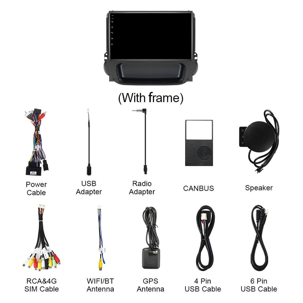 Q74 Qualcomm Android 13 9" Car Radio For Chevrolet Malibu 2009-2014