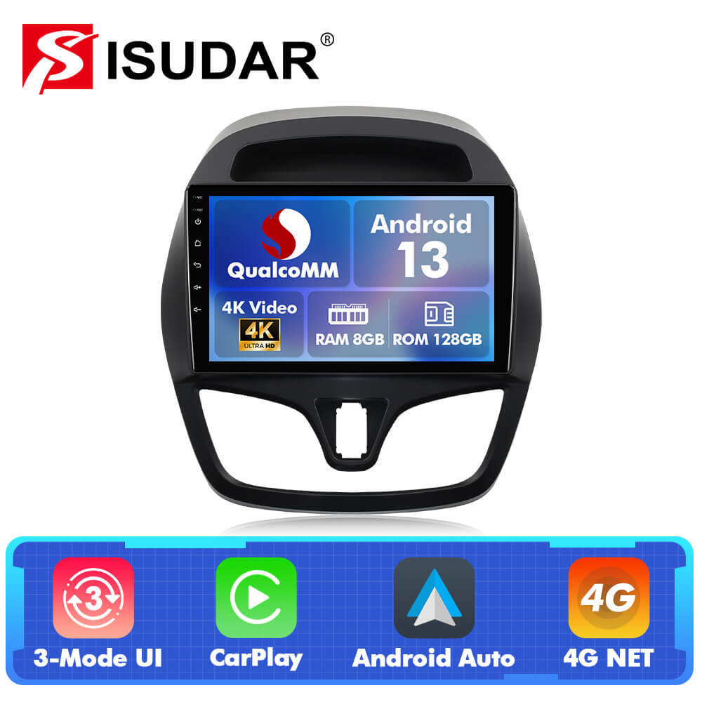 Q74 Qualcomm Android 13 9" Car Radio For Chevrolet SPARK/BEAT/MATIZ 2015-2018