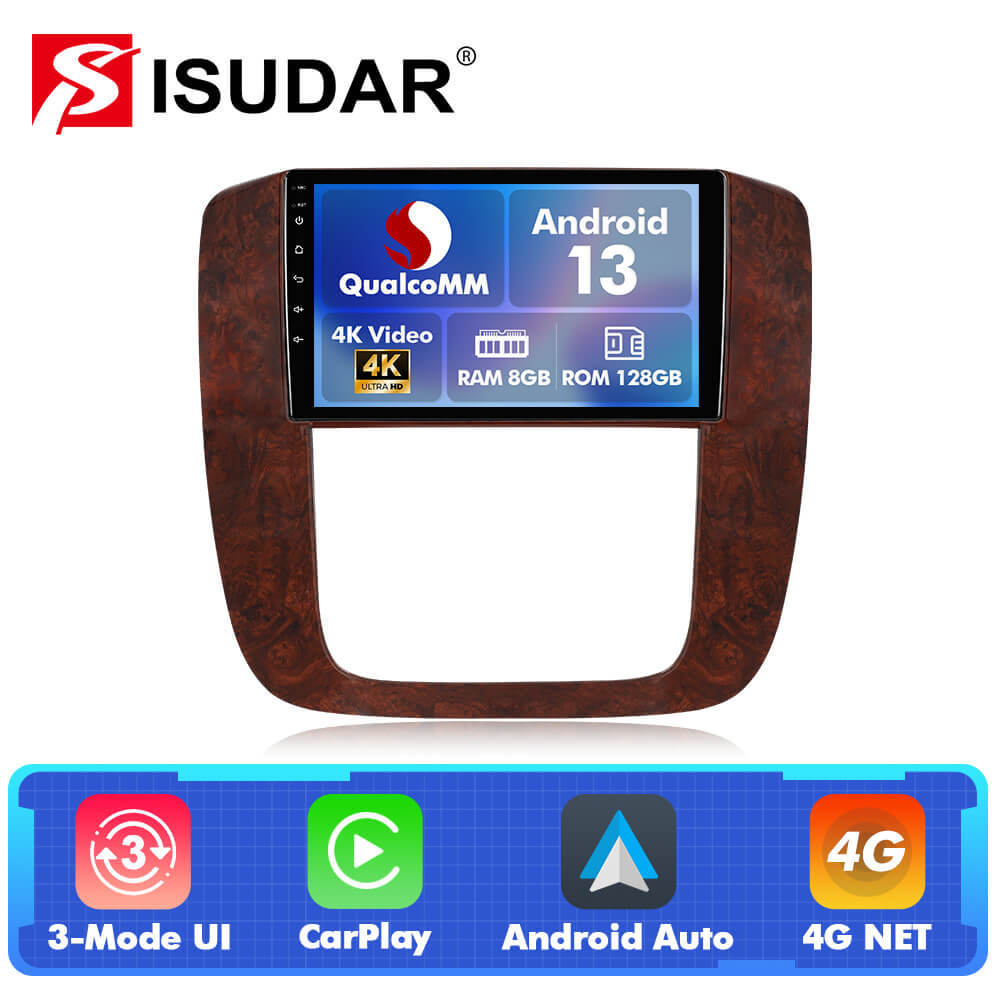 Q74 Qualcomm Android 13 9" Car Radio For GMC Sierra/Yukon/Sierra 3rd /Chevrolet Tahoe/Suburban/Suburban 10th/Silverado 2nd