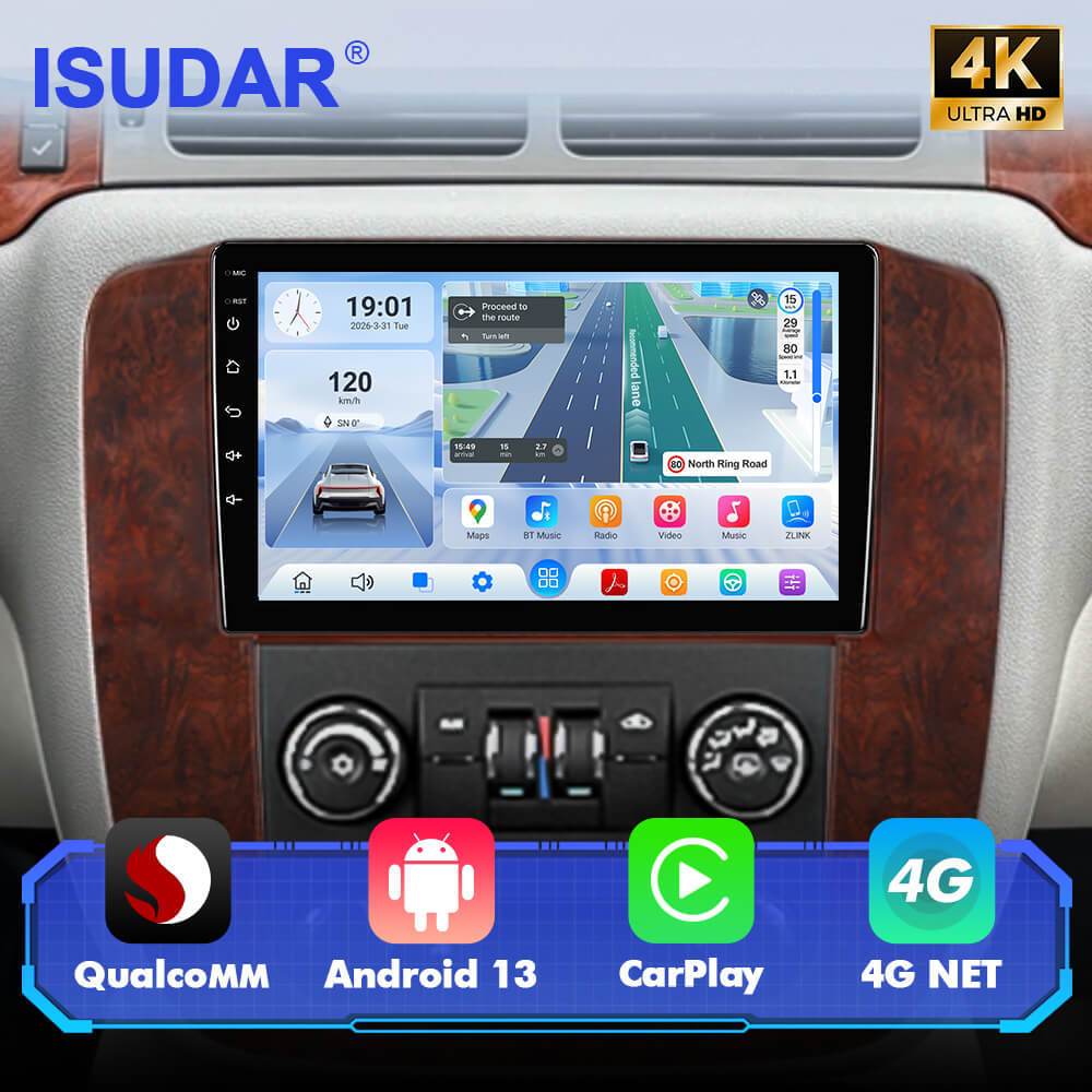 Q74 Qualcomm Android 13 9" Car Radio For GMC Sierra/Yukon/Sierra 3rd /Chevrolet Tahoe/Suburban/Suburban 10th/Silverado 2nd