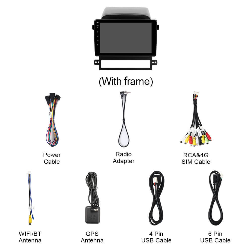 Q74 Qualcomm Android 13 9" Car Radio For Chevrolet Captiva 2008-2012
