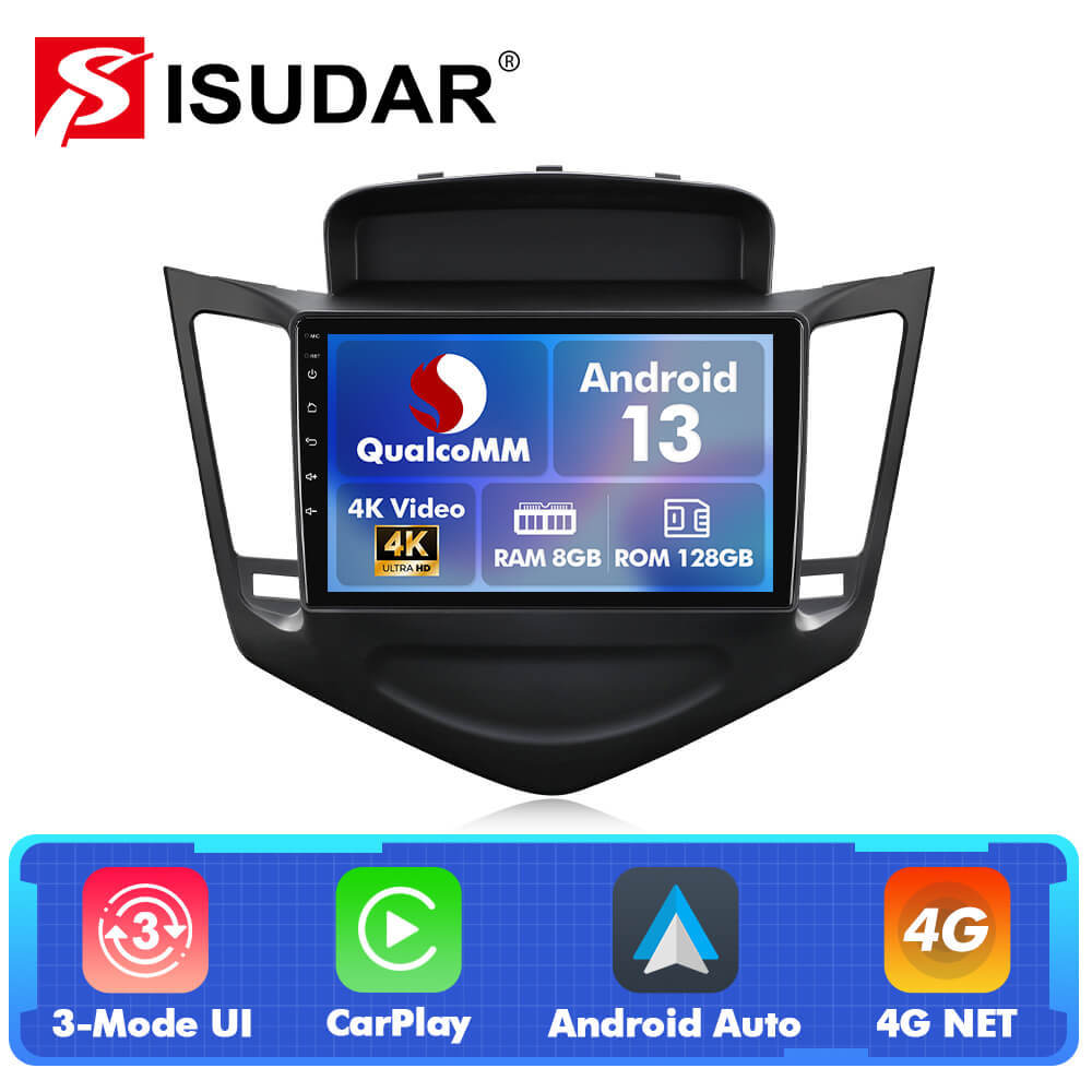 Q74 Qualcomm Android 13 9" Car Radio For Chevrolet Cruze 2008-2015
