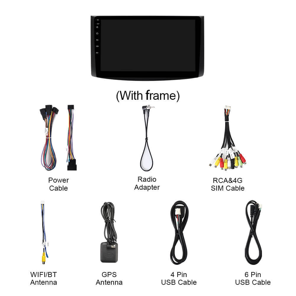 Q74 Qualcomm Android 13 9" Car Radio For Chevrolet Aveo 2005-2017