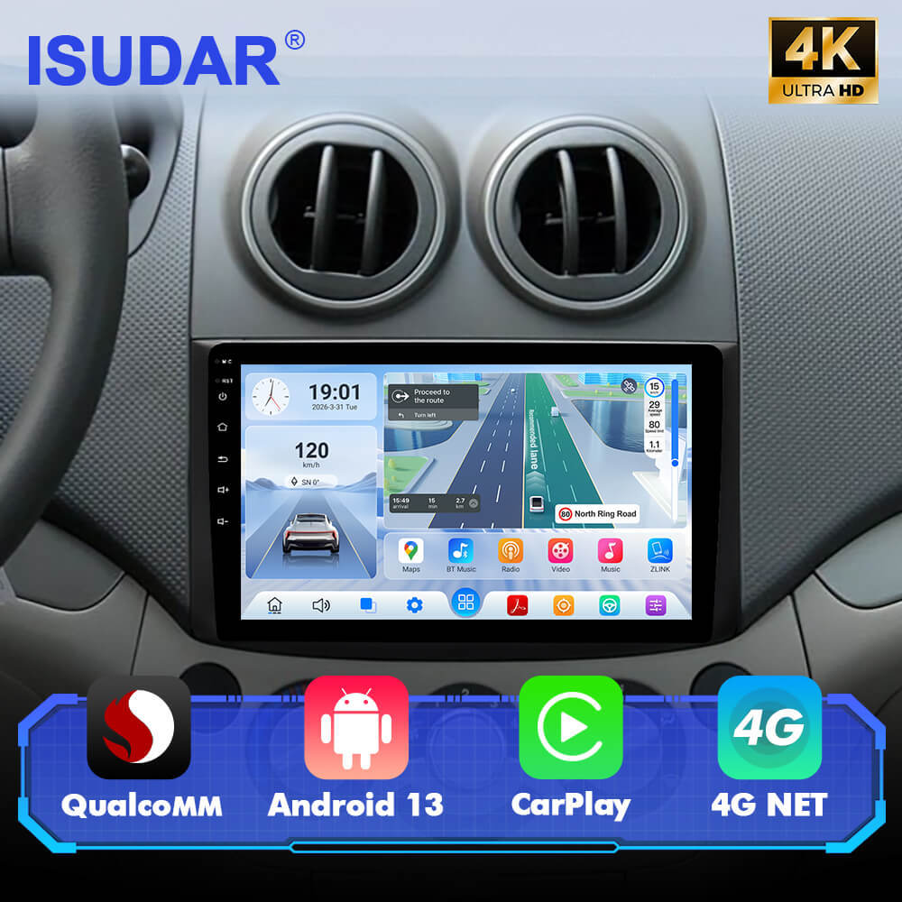 Q74 Qualcomm Android 13 9" Car Radio For Chevrolet Aveo 2005-2017
