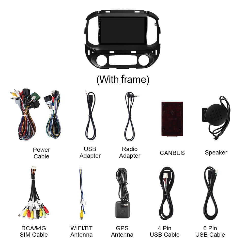Q74 Qualcomm Android 13 9" Car Radio For Chevrolet Colorado/GMC Canyon 15-19