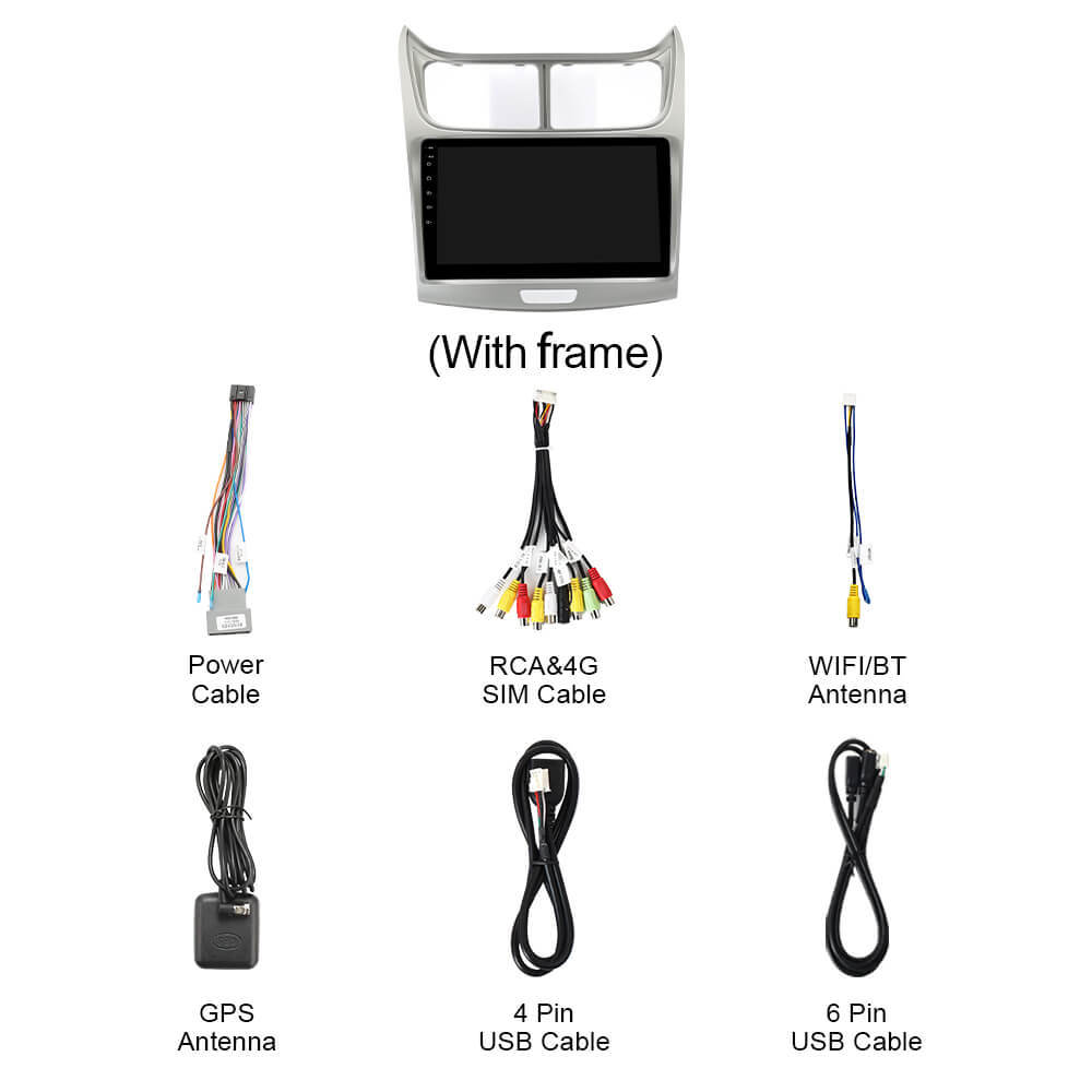 Q74 Qualcomm Android 13 9" Car Radio For Chevrolet Sail 2009-2014