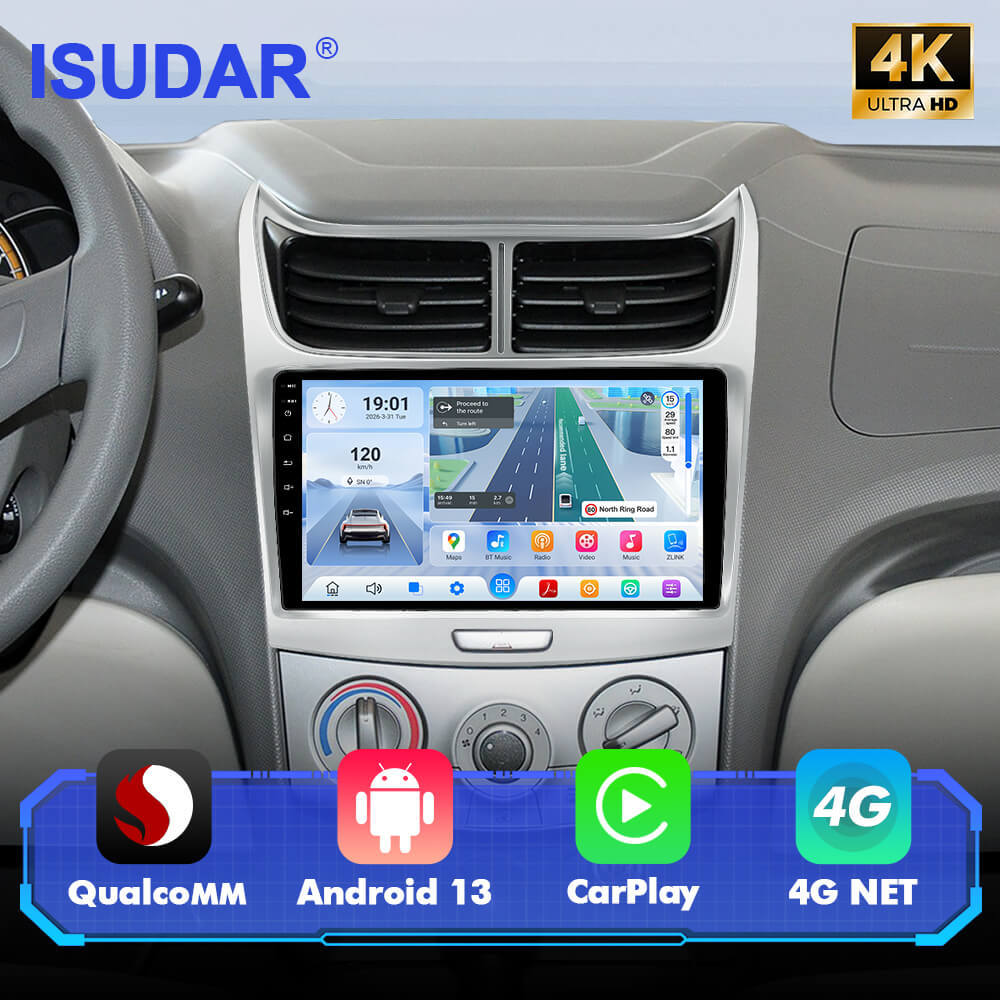 Q74 Qualcomm Android 13 9" Car Radio For Chevrolet Sail 2009-2014