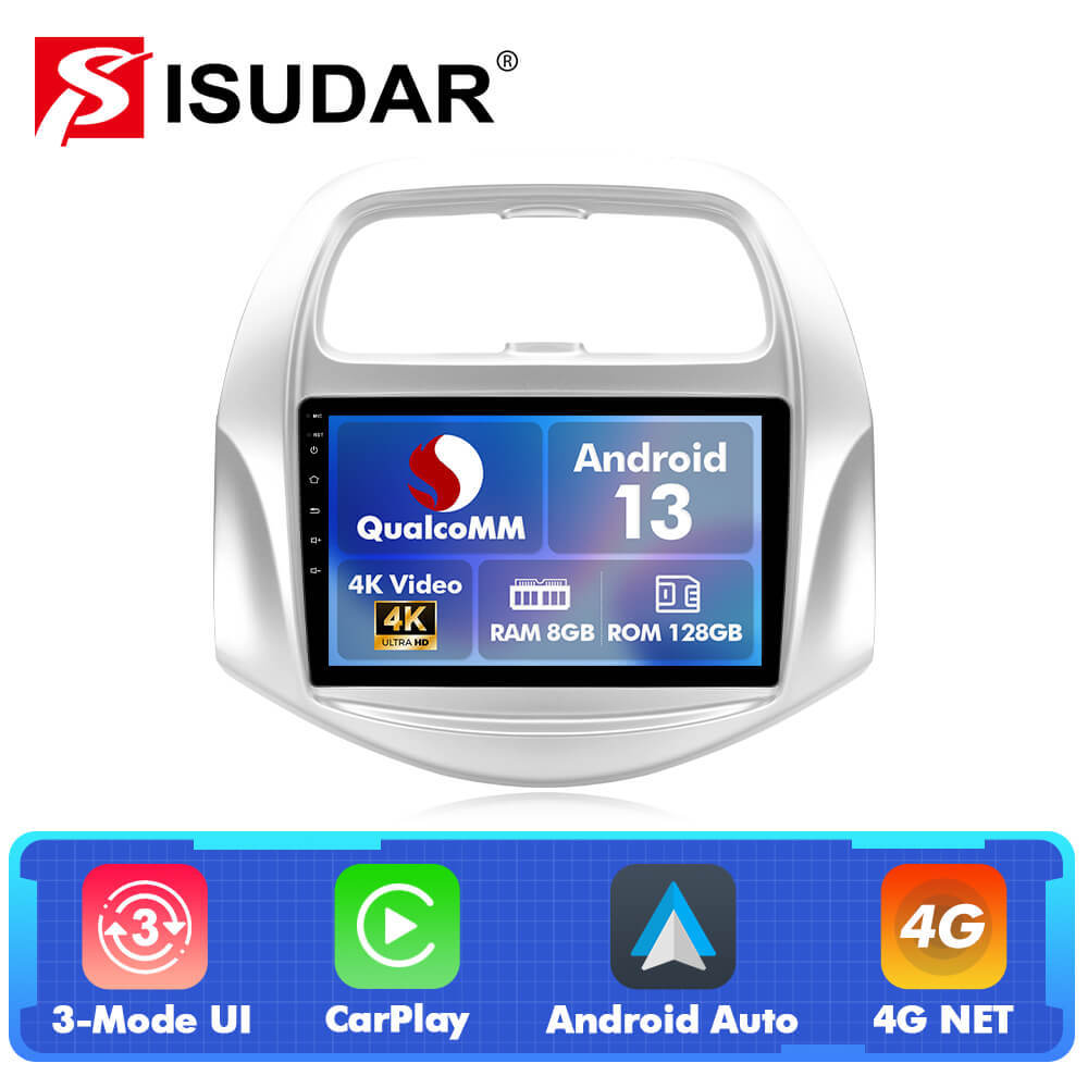 Q74 Qualcomm Android 13 9" Car Radio For Chevrolet Spark Beat 2017-2020