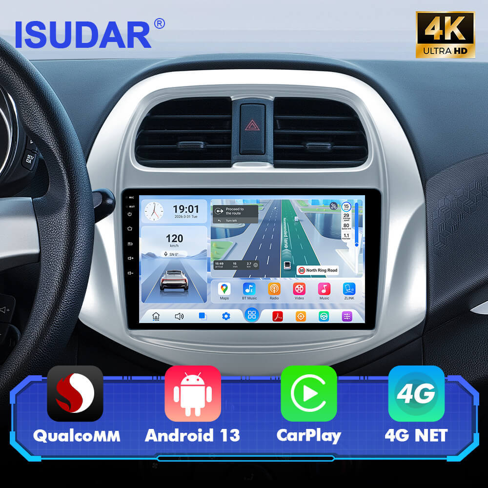 Q74 Qualcomm Android 13 9" Car Radio For Chevrolet Spark Beat 2017-2020