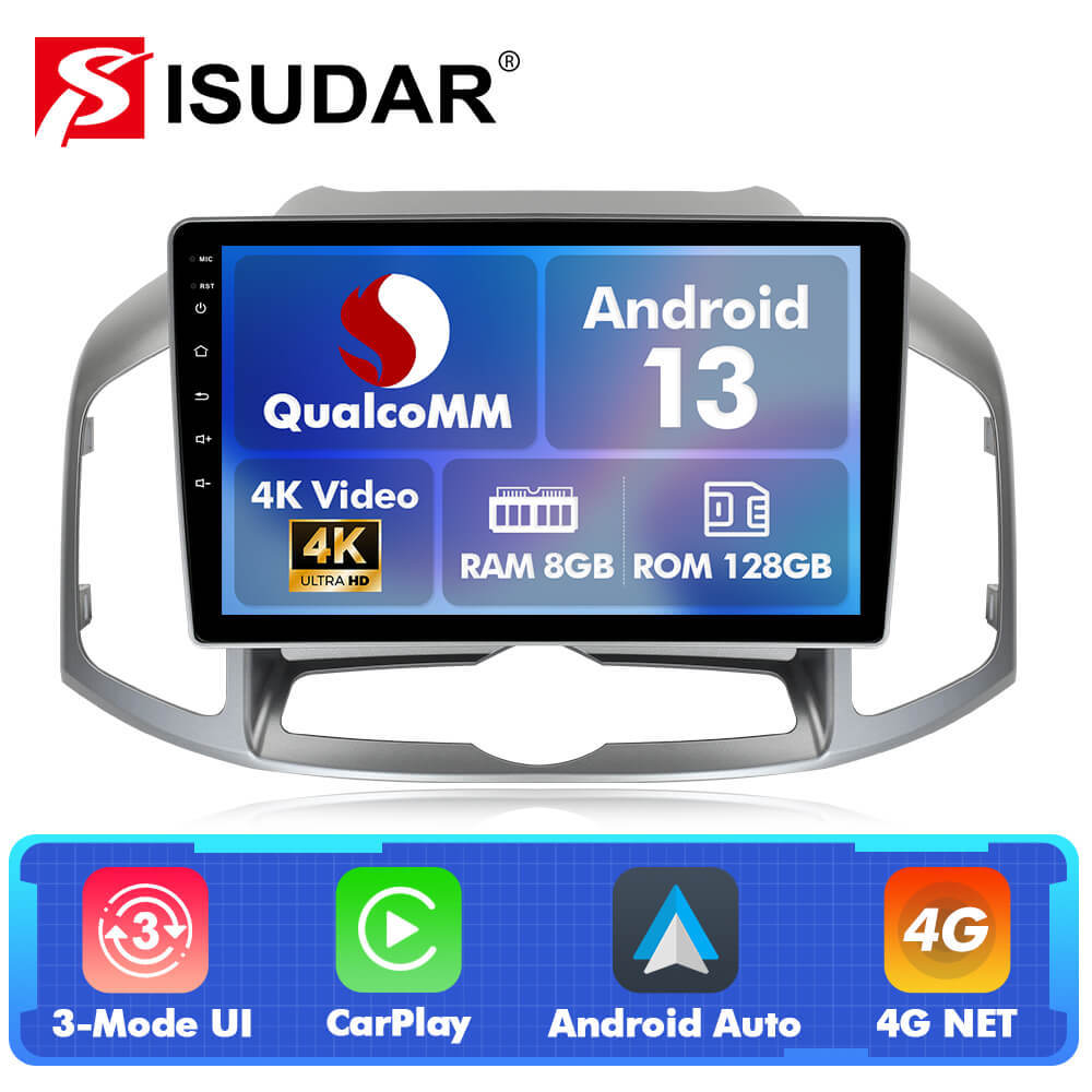 Q74 Qualcomm Android 13 10" Car Radio For Chevrolet Captiva 1 2012 - 2017