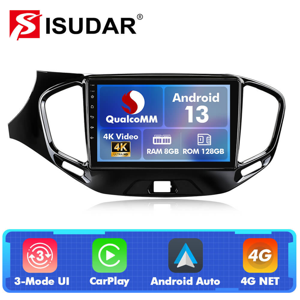 Q74 Qualcomm Android 13 9" Car Radio For LADA Vesta Cross Sport 2015-2023