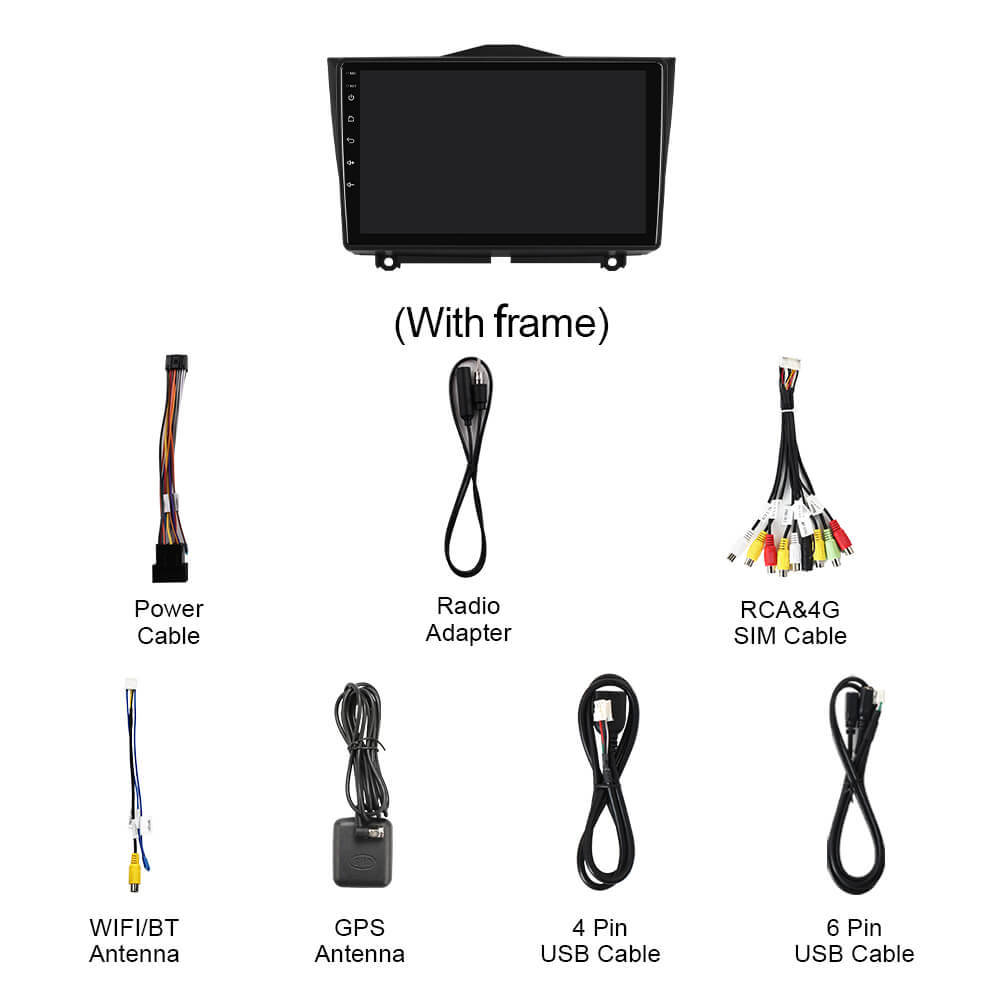 Q74 Qualcomm Android 13 9" Car Radio For LADA Granta 2018-2019