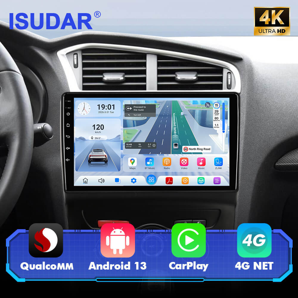 Q74 Qualcomm Android 13 10" Car Radio For Citroen C4 C4L DS4 2013 - 2017