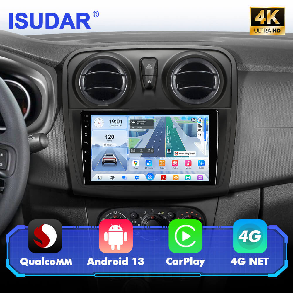 Q74 Qualcomm Android 13 9" Car Radio For Renault Logan 2 2012-2019