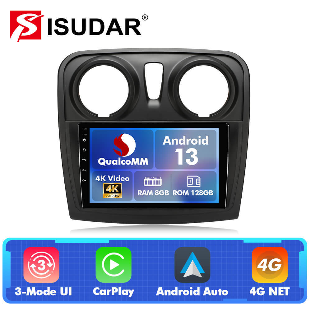 Q74 Qualcomm Android 13 9" Car Radio For Renault Logan 2 2012-2019