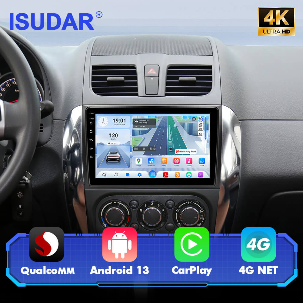 Q74 Qualcomm Android 13 9" Car Radio For Suzuki Sx4 2005-2016