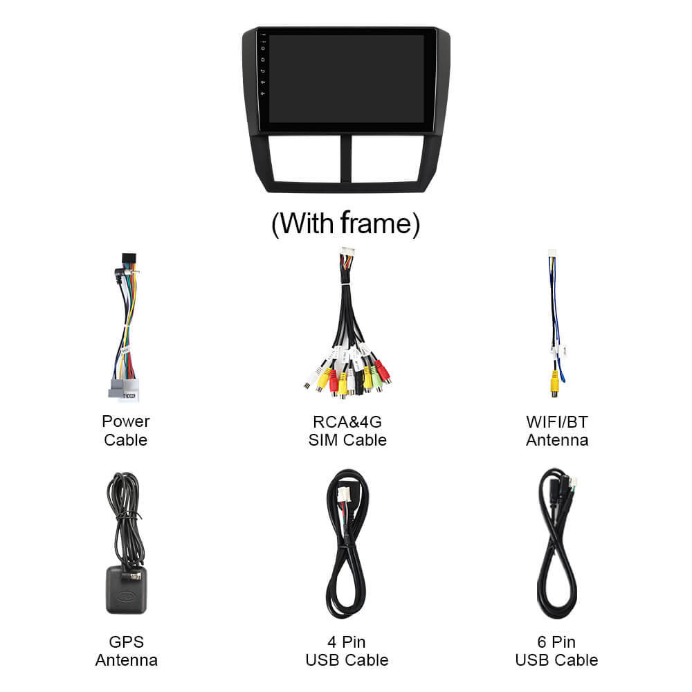 Q74 Qualcomm Android 13 9" Car Radio For Subaru Forester/Impreza/mpreza WRX/ Impreza WRX STI