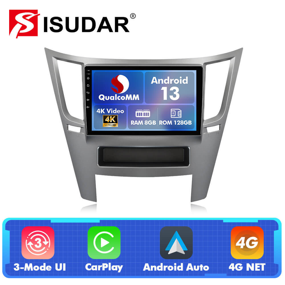 Q74 Qualcomm Android 13 9" Car Radio For Subaru Outback Legacy 2009-2014