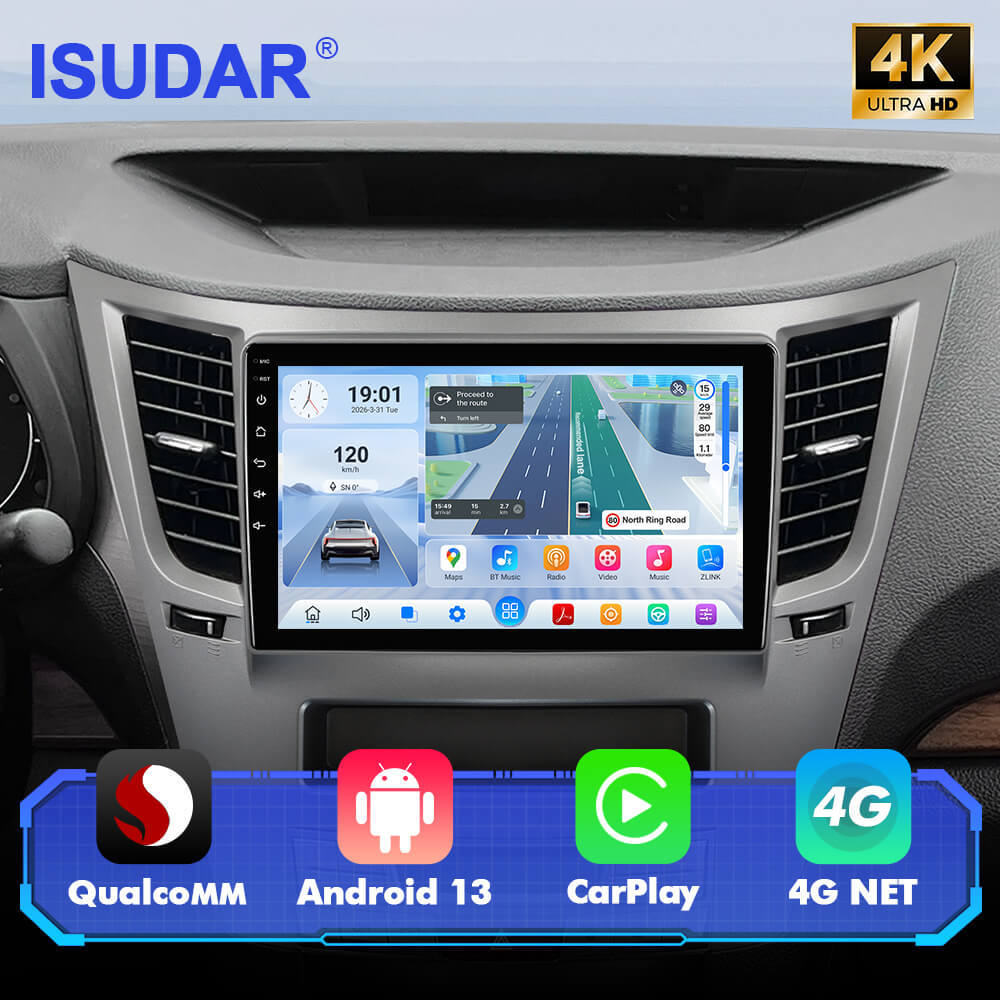 Q74 Qualcomm Android 13 9" Car Radio For Subaru Outback Legacy 2009-2014