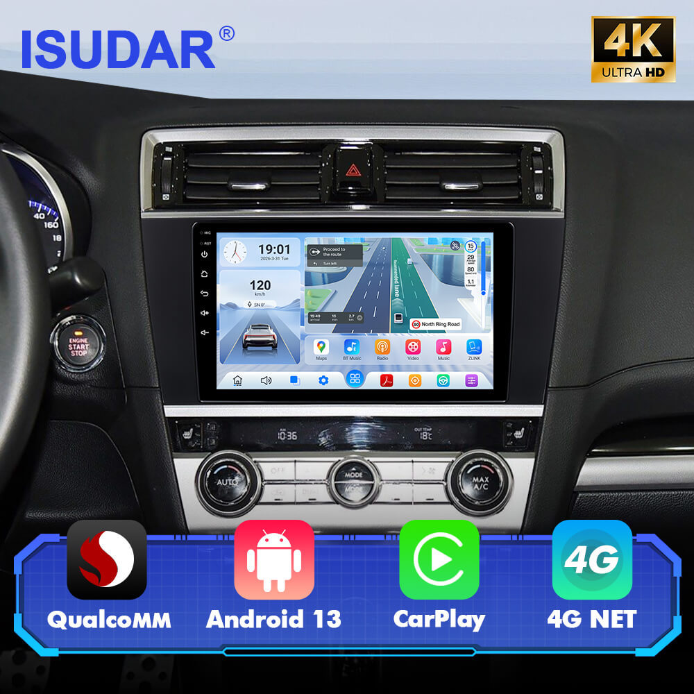 Q74 Qualcomm Android 13 9" Car Radio For Subaru Outback Legacy 2015-2018