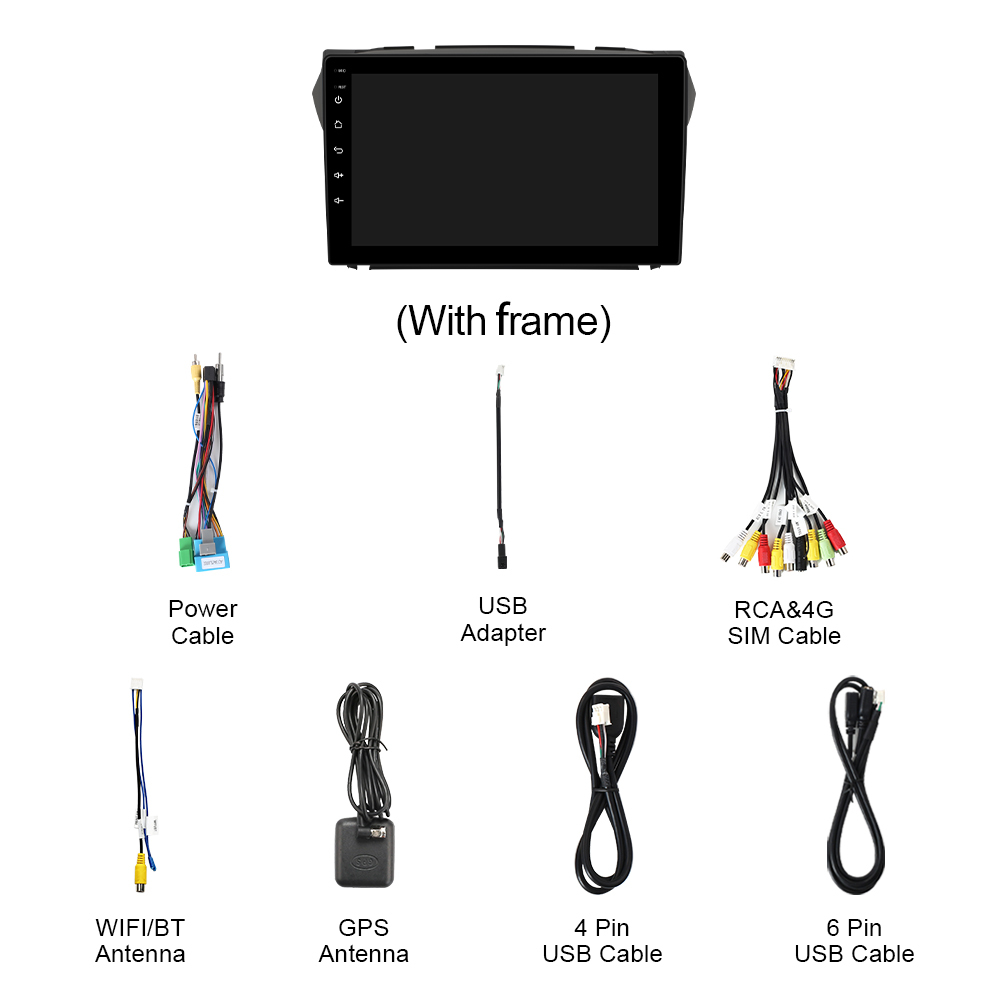 Q74 Qualcomm Android 13 9" Car Radio For Suzuki Alto 2009-2016