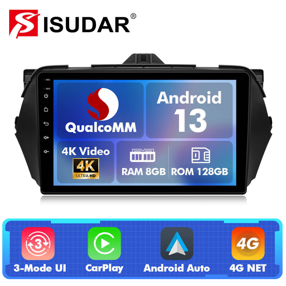 Q74 Qualcomm Android 13 9" Car Radio For Suzuki Ciaz 2016-2018