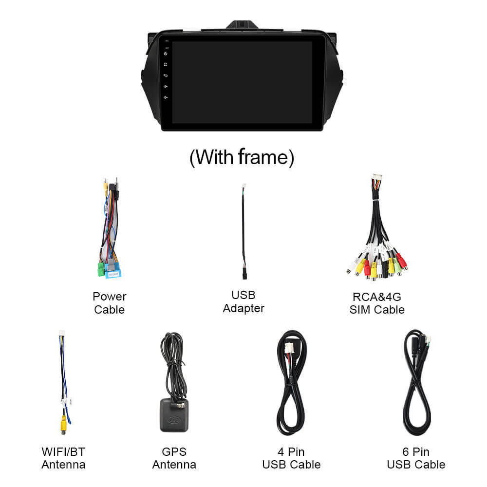 Q74 Qualcomm Android 13 9" Car Radio For Suzuki Ciaz 2016-2018