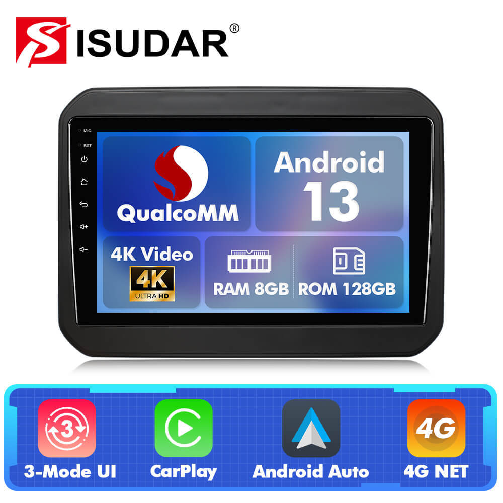 Q74 Qualcomm Android 13 9" Car Radio For Suzuki Ignis 2017-2020