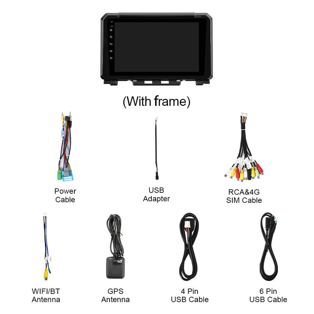 Q74 Qualcomm Android 13 9" Car Radio For Suzuki Jimny 2018-2020
