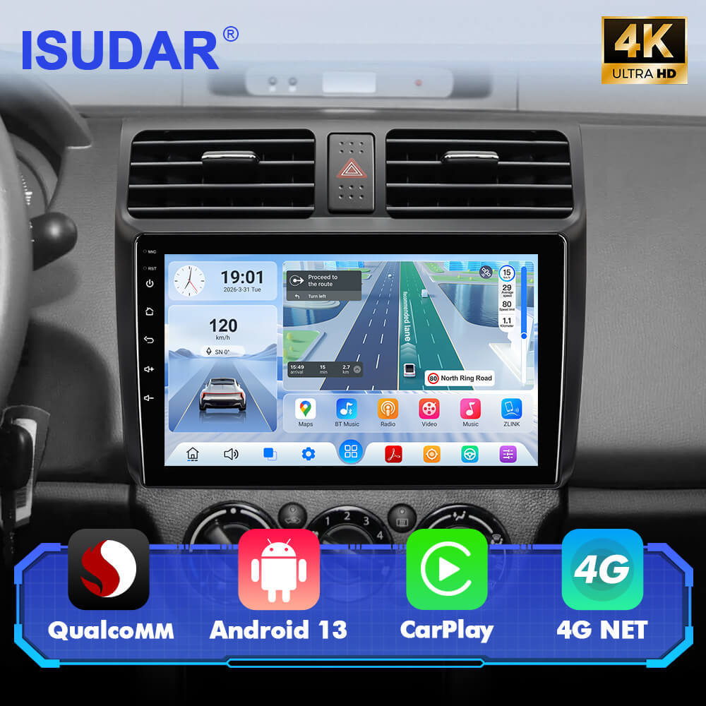 Q74 Qualcomm Android 13 9" Car Radio For Suzuki Swift 2003-2010