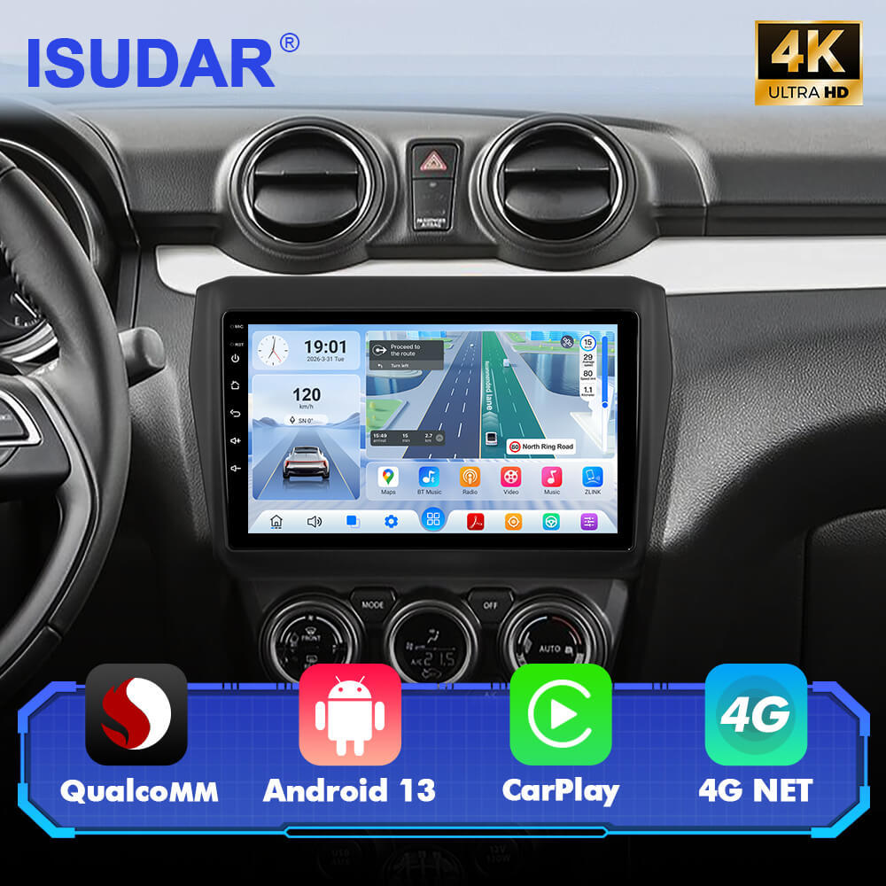 Q74 Qualcomm Android 13 9" Car Radio For Suzuki Swift 2017-