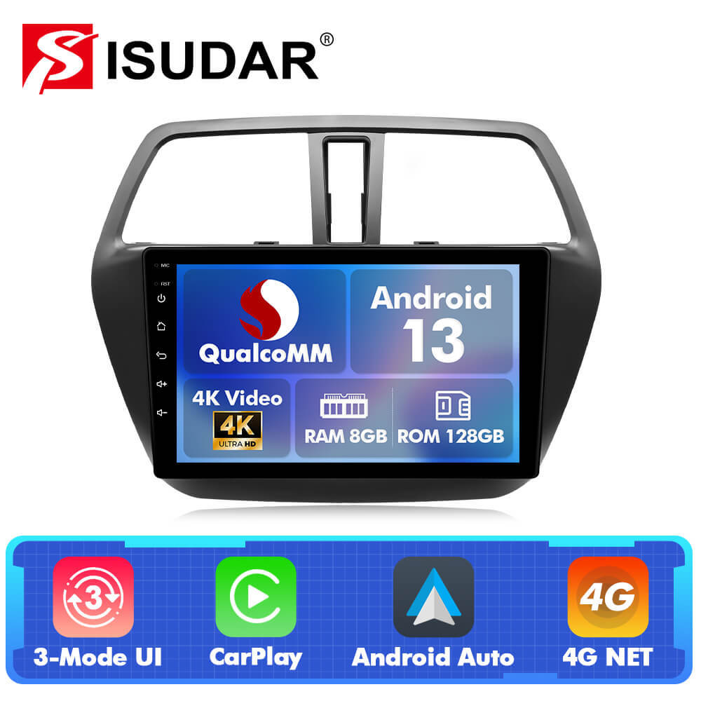 Q74 Qualcomm Android 13 9" Car Radio For Suzuki Sx4 2 S-cross 2012-2016