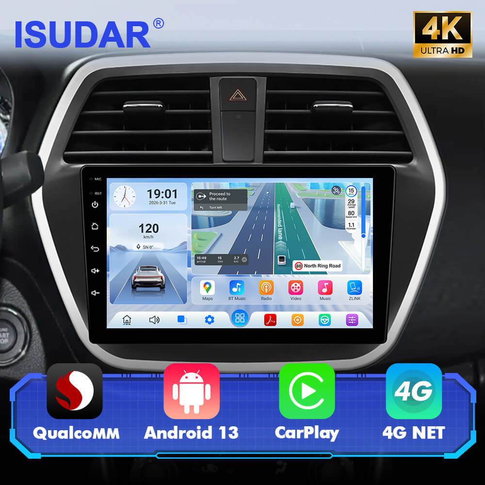 Q74 Qualcomm Android 13 9" Car Radio For Suzuki Sx4 2 S-cross 2012-2016