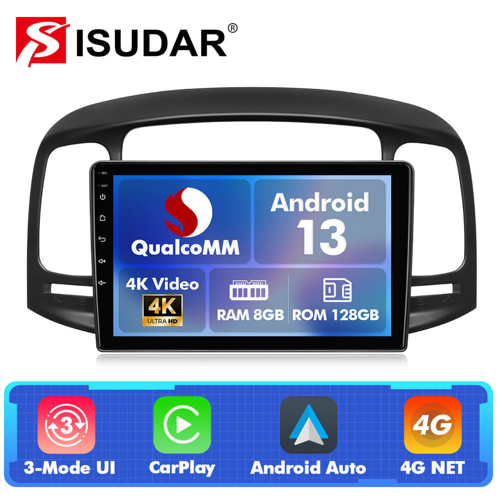 Q74 Qualcomm Android 13 9" Car Radio For Dodge Attitude 2006-2011/Hyundai Accent 2006-2011