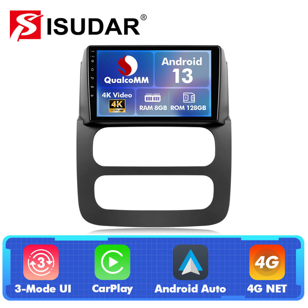 Q74 Qualcomm Android 13 9" Car Radio For Dodge RAM 1500/2500/3500 2002-2005