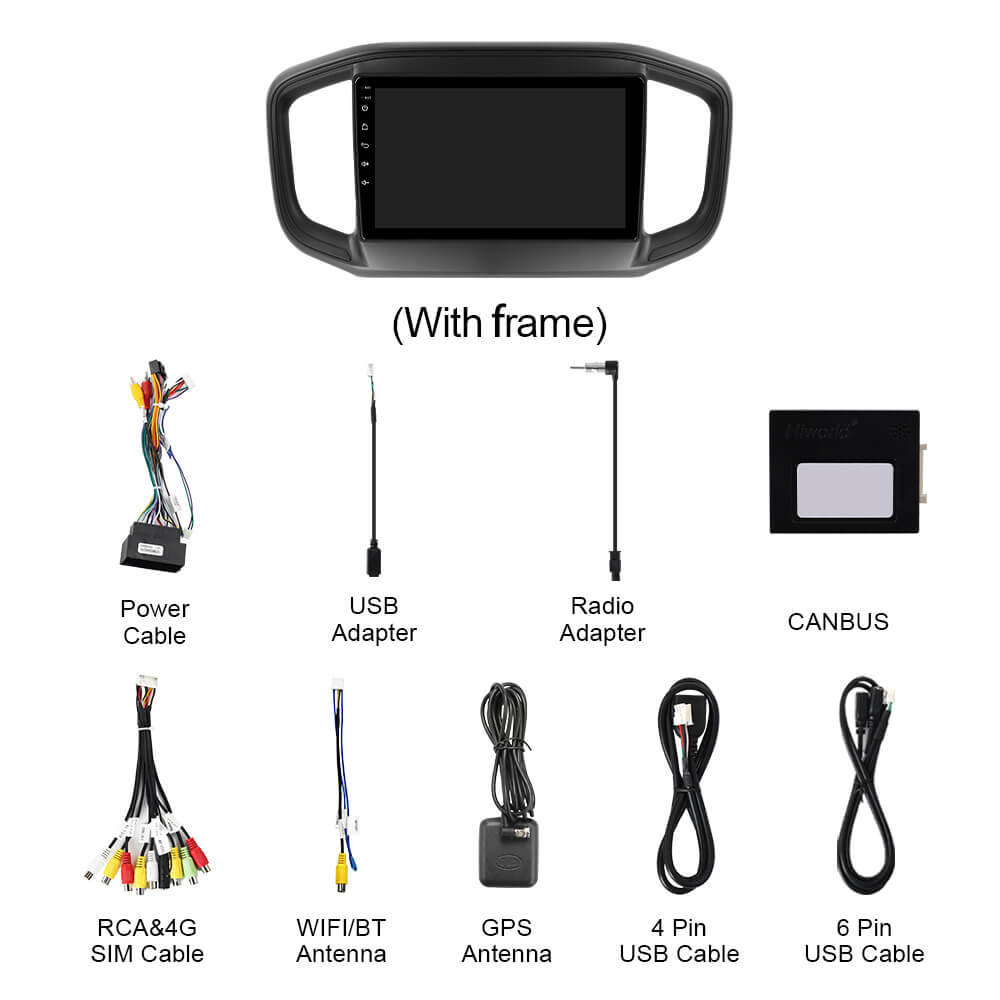 Q74 Qualcomm Android 13 9" Car Radio For Dodge Ram 700 2021-