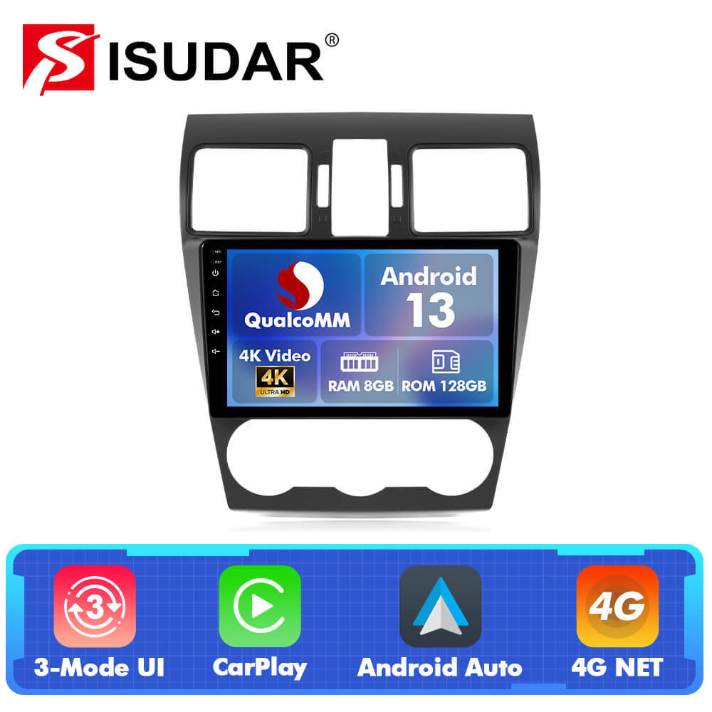 Q74 Qualcomm Android 13 9" Car Radio For Subaru Forester WRX Impreza 2013-2015