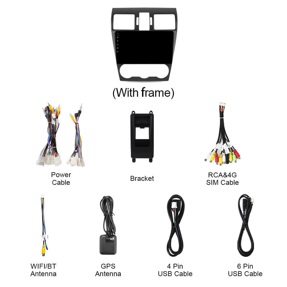 Q74 Qualcomm Android 13 9" Car Radio For Subaru Forester WRX Impreza 2013-2015