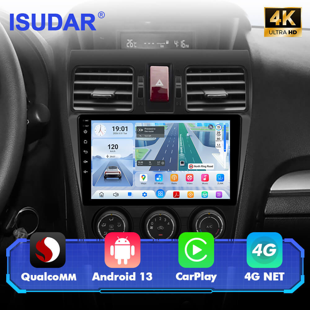 Q74 Qualcomm Android 13 9" Car Radio For Subaru Forester WRX Impreza 2013-2015