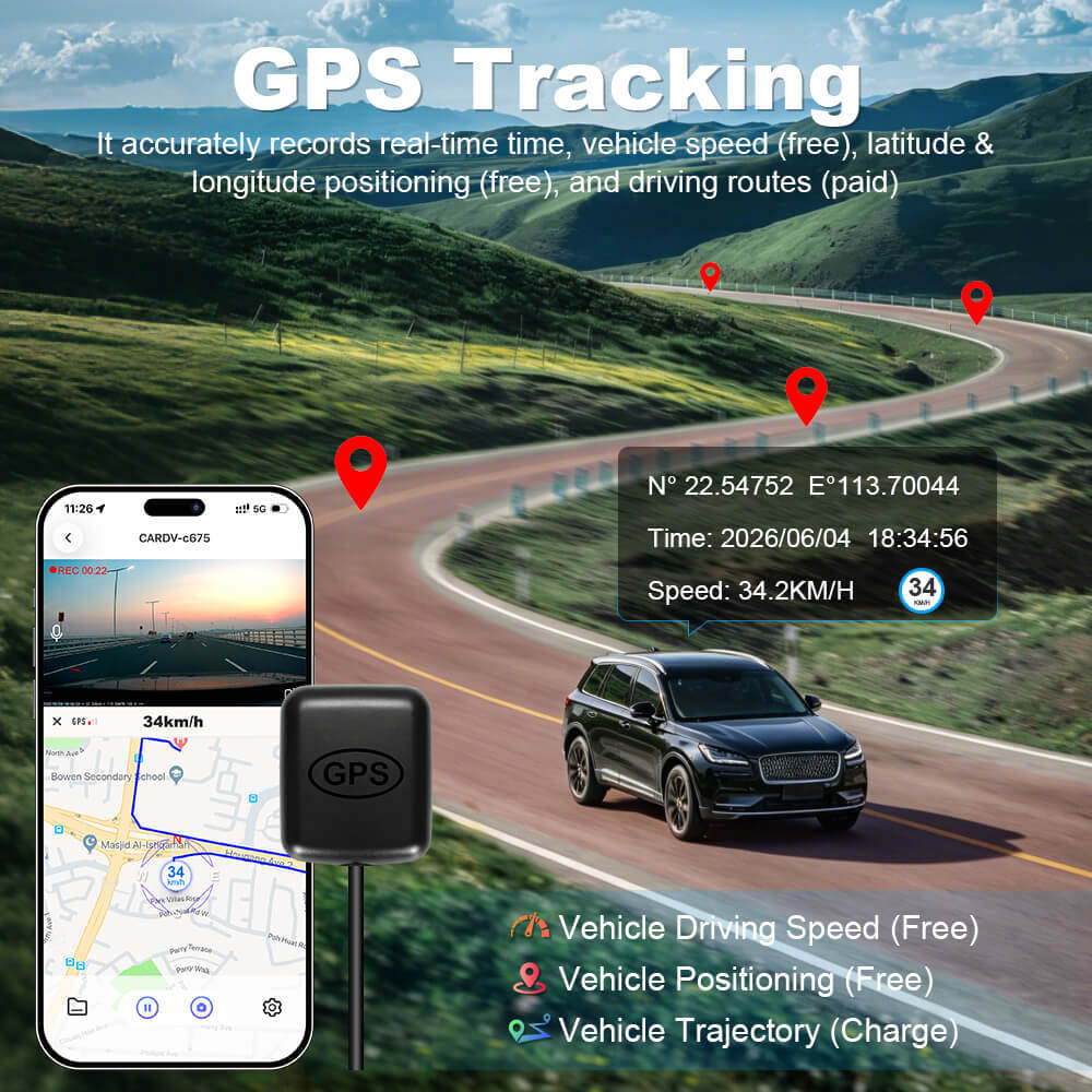 ISUDAR 2026 OEM Hidden DVR | 4K UHD | Sony Sensor | WiFi App | For Volvo XC90 2016-2022