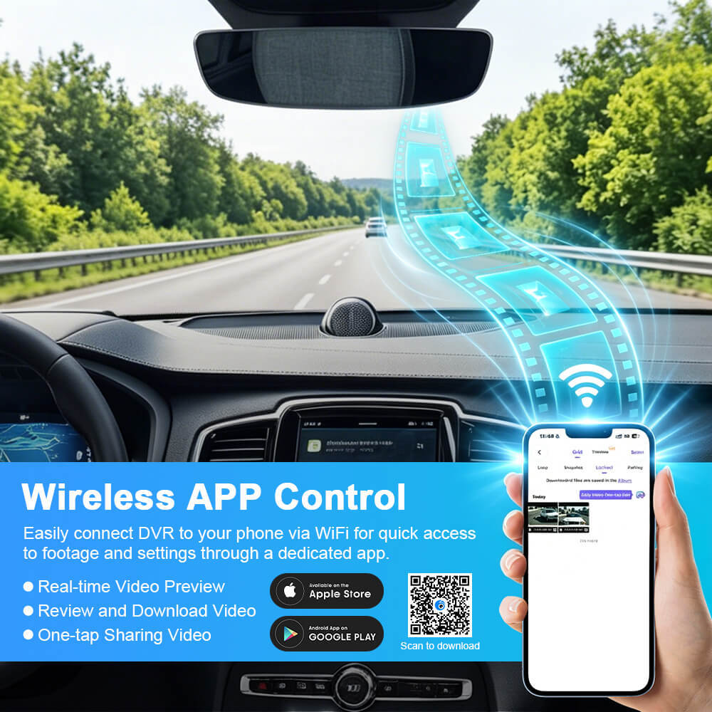 ISUDAR 2026 OEM Hidden DVR Model NA4 | 4K UHD | Sony Sensor | WiFi App | For Volvo XC90 2016-2022