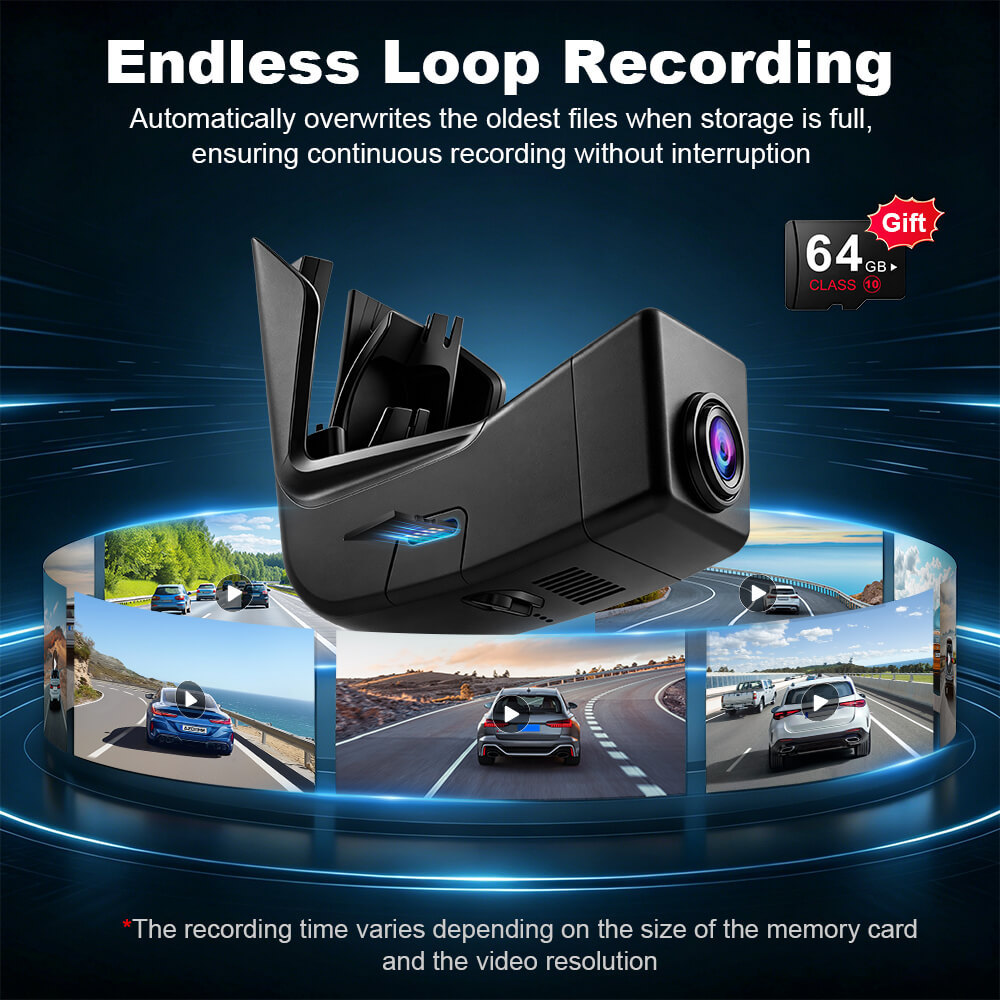 ISUDAR 2026 OEM Hidden DVR Model NA4 | 4K UHD | Sony Sensor | WiFi App | For Volvo XC90 2016-2022